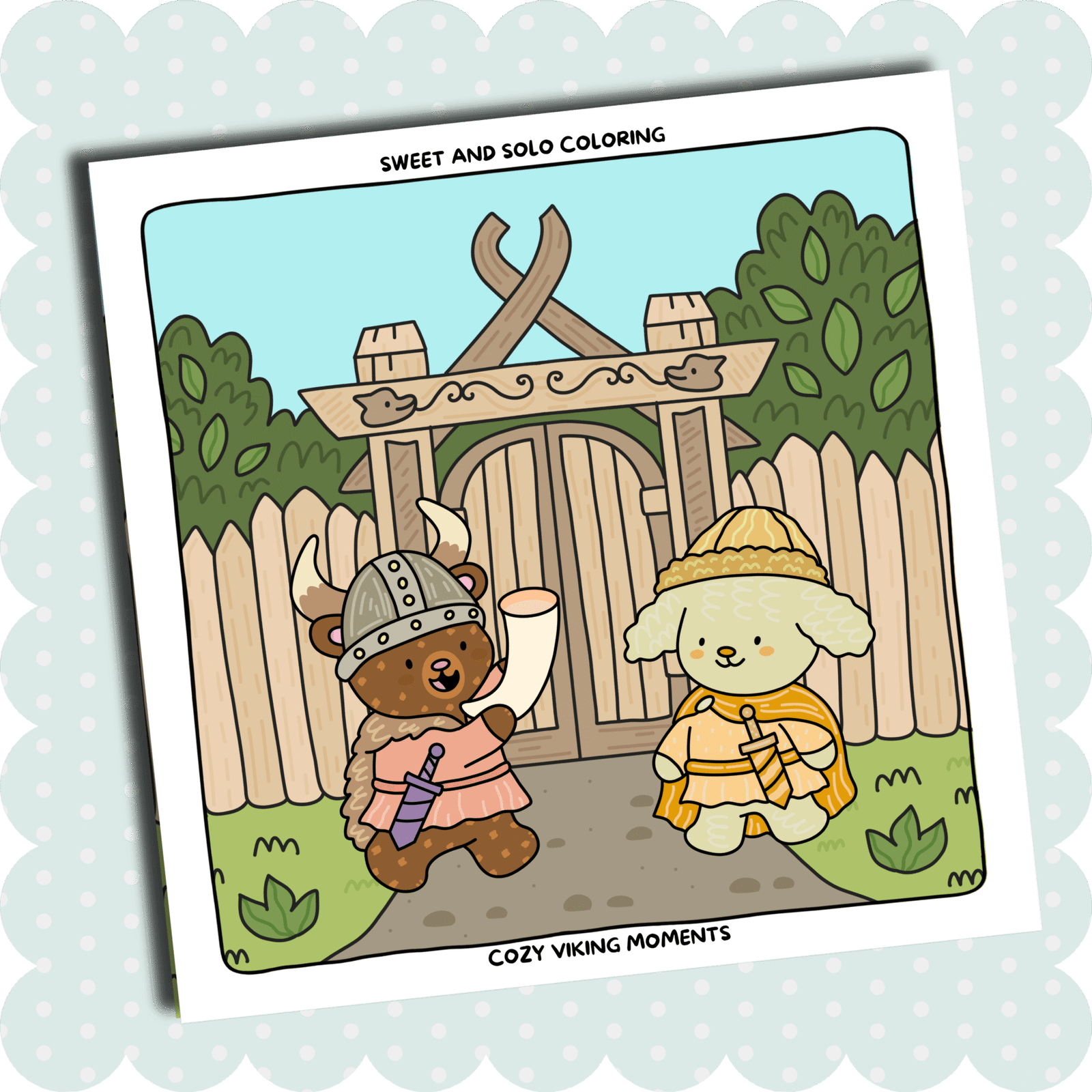 sweet-comfy-coloring-book-cozy-viking-moments-cute-animals-norse-adventures-stress-relief-relaxation-mindfulness